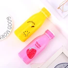 Bottle Plastic Wholesale 200ml 250ml 500ml 1000ml Glass Milk Bottle With Plastic Lid