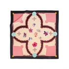 Silk Scarf Luxury Bandana Print Silk Scarf