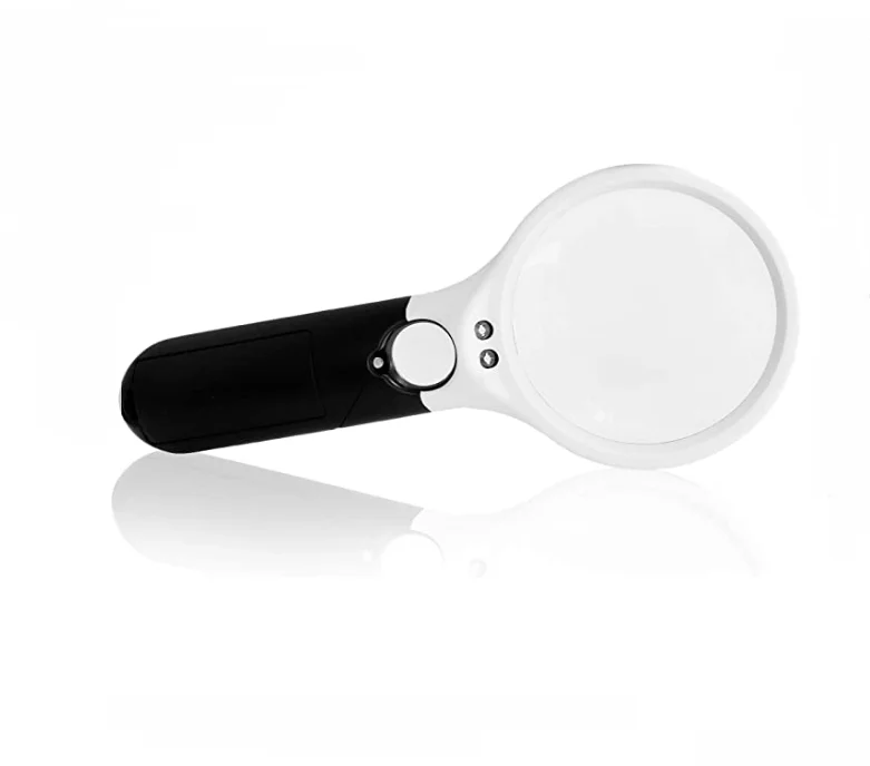 15x magnifying glass with light