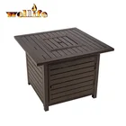 Fire Good Quality Square Aluminum Outdoor Garden Fire Pit
