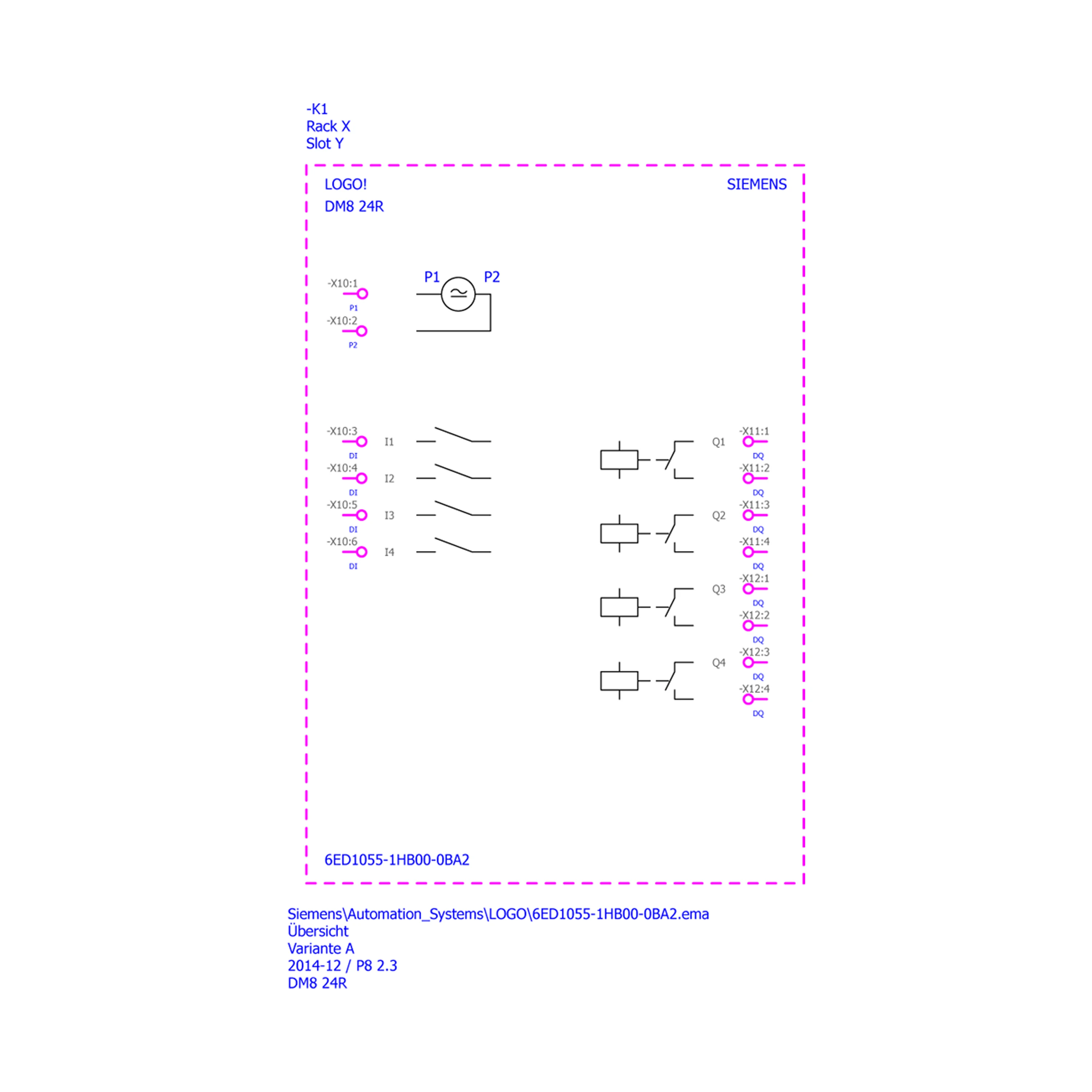 PLC Programmable Controller LOGO! DM8 24R for LOGO! 8 PLC Expansion Module 6ED1055-1HB00-0BA2 for Siemens