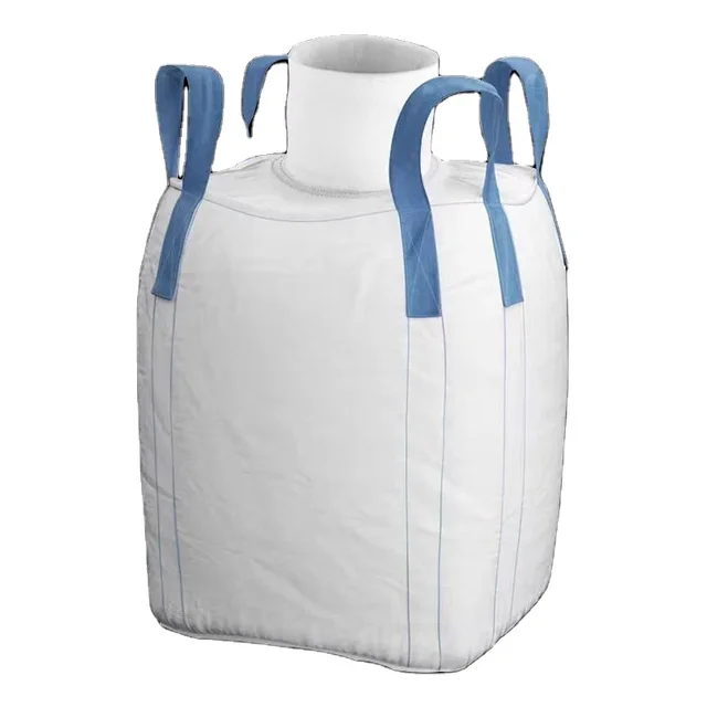 Jumbo Bag Big Bag FIBC Super Sack with Breathable Feature 1000kg Loading Weight Top Spout Discharge and Filling Option