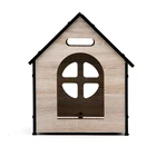 Wooden New Design Wooden Outdoor Open Door Weather Resistant Waterproof Dog House Pet Furniture