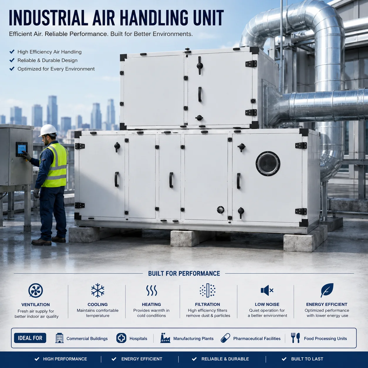 Air Handling Unit, AC 220 V, Electric - detail 8