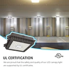 Hinged 2 Piece Design Longsun Gas Station Lights Parking Garage Led Canopy Light