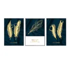 Painting Modern Art Living Room Wall Art Picture Hotel Fashion Gold Feather Oil Painting Decoration