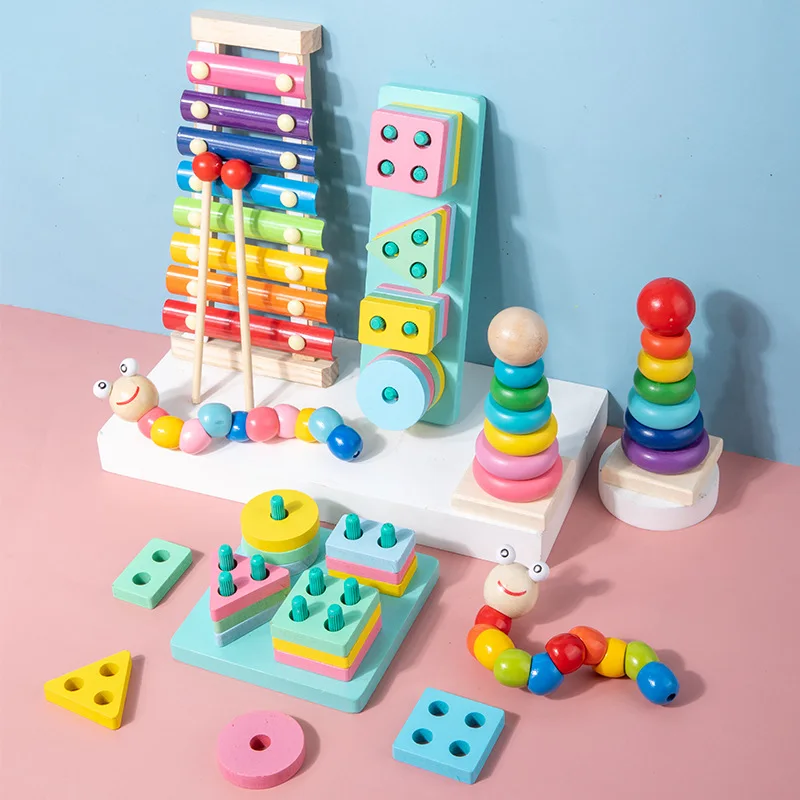 Wooden Kids Educational Toys Multiple Styles Kid's Early Learning