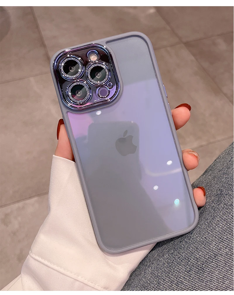 Роскошный блестящий бриллиантовый Прозрачный HD чехол для iPhone 14 13 12  11 Pro Max Plus Защита объектива противоударный Гибридный бронированный  чехол| Alibaba.com