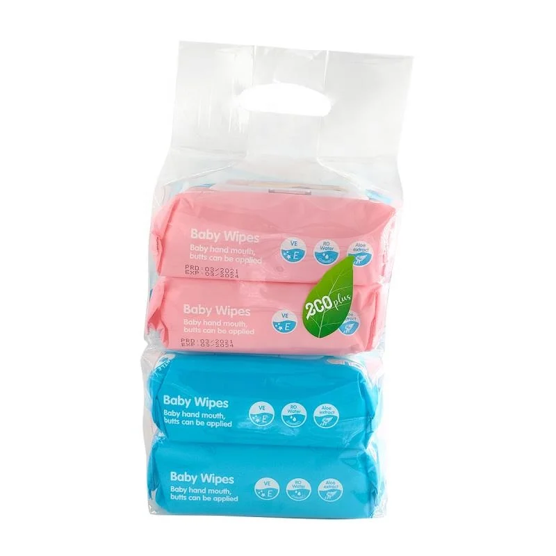 FSC GMPC toallitas humedas 99.9 pure water wipes soft care baby private label wet 80 wipes individual sensitive newborn
