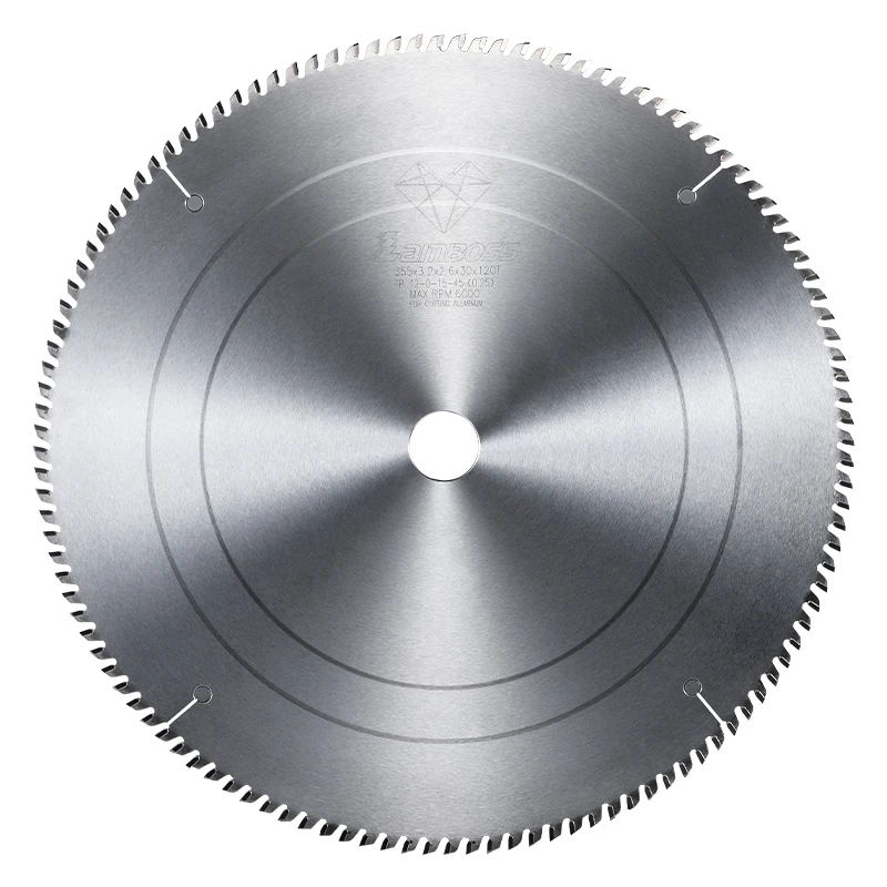 Lamboss 255mm Diameter 2.8mm Blade Width 25.4mm Arbor Size TCT Circular Saw Blade Industrial Grade for Aluminum Precision Cutting