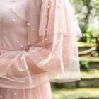Customized Womens Beading Ruffles Bridesmaid Dresses