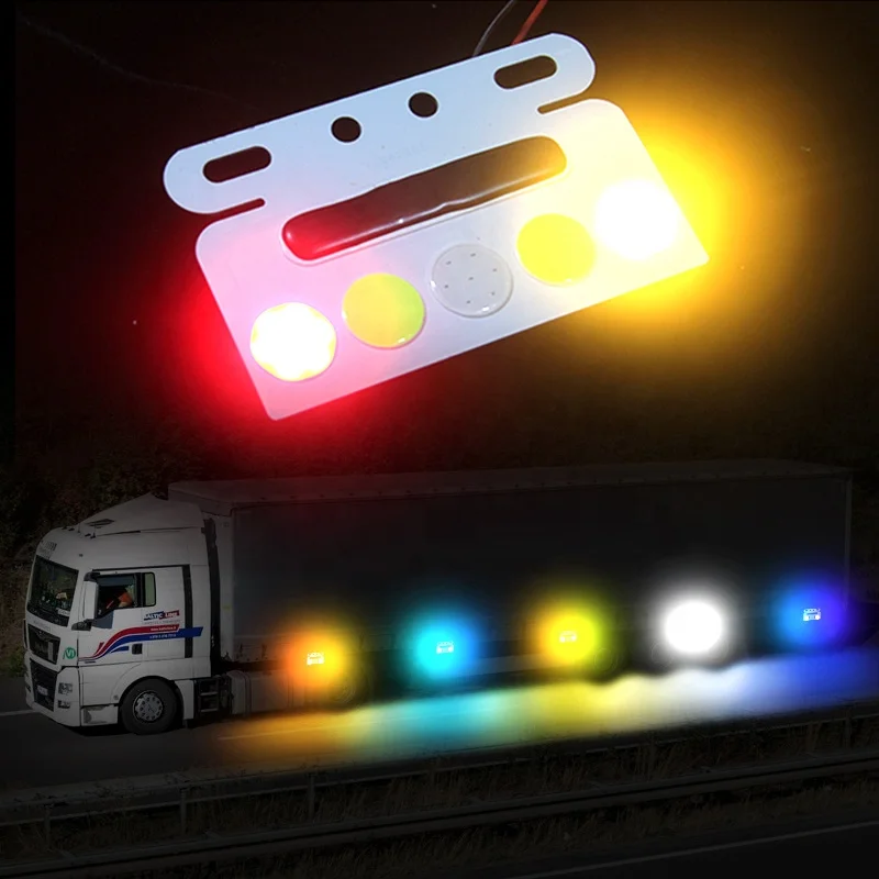 hgv led cycle safety warning light