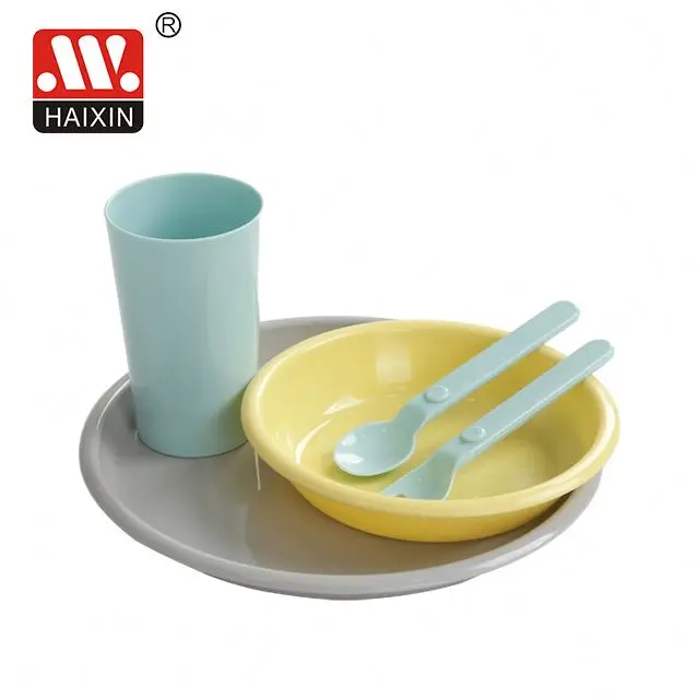 Hot Sale 15 PCS /Set Plastic Tableware Set Food Container For Kids  Dinnerware Sets