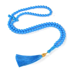 YS345 Wholesale 8mm Resin Necklace Tassel Muslim Ramadan Eid Gift Prayer Beads 99 Islamic Rosary