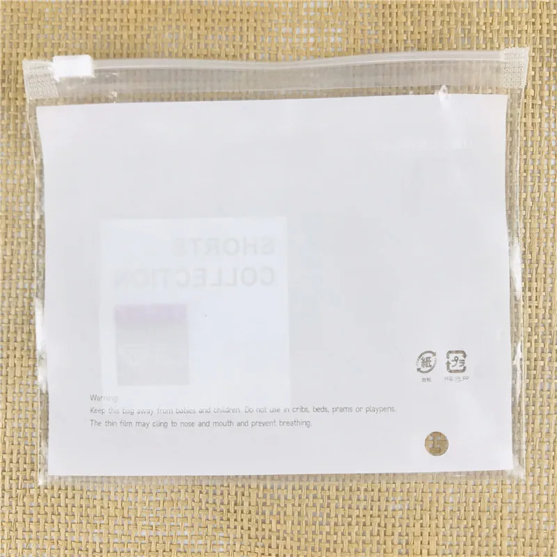 reusable fashioned cheap custom poly bag printing pe slider zip lock plastic bags