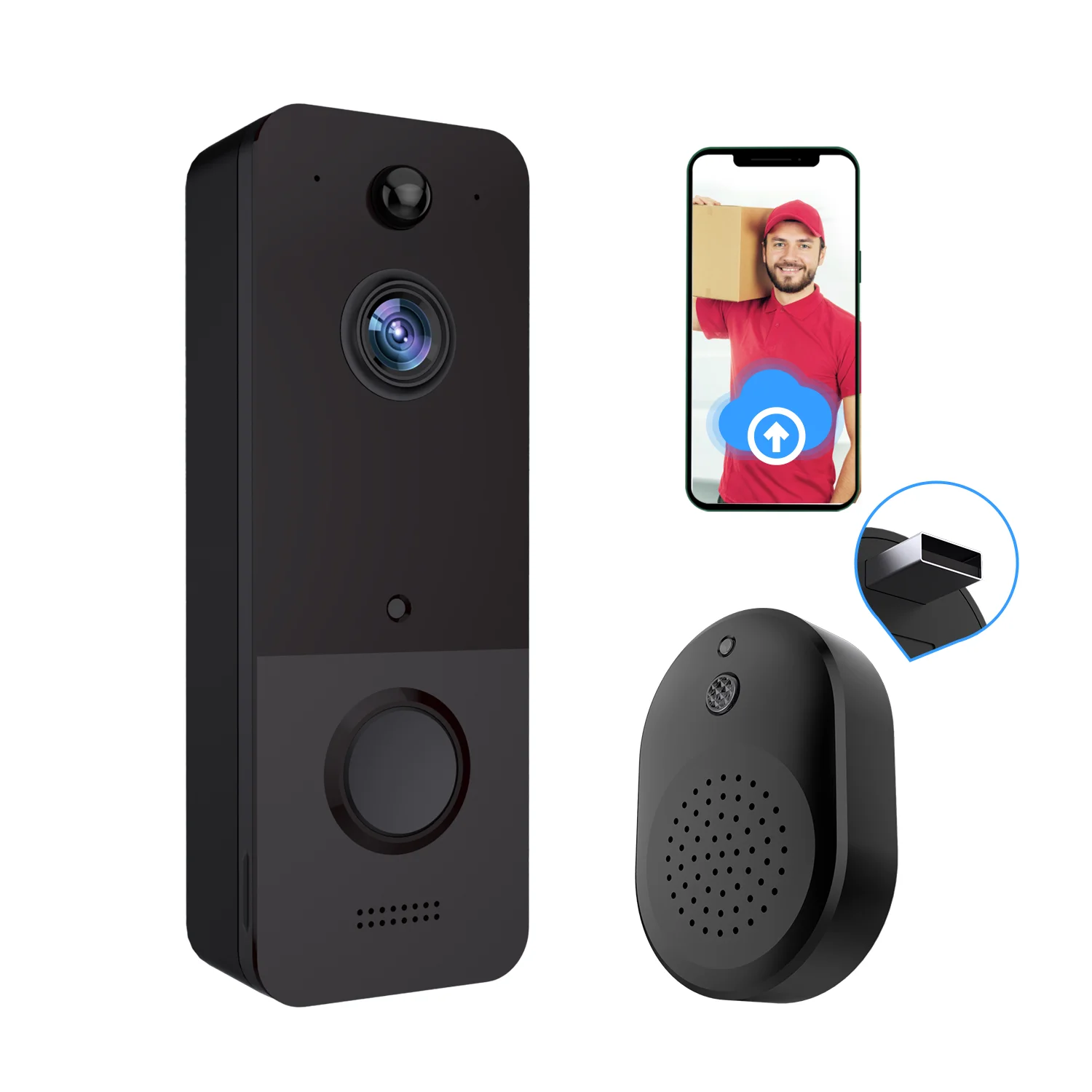 batteries for smart home wireless video doorbell