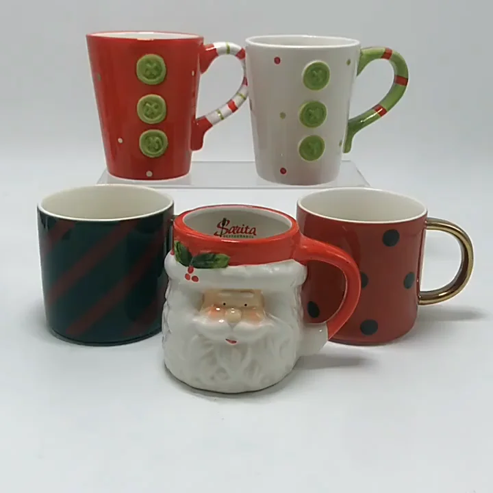 Ml New Christmas Gift Ceramic Coffee Mug D Santa Claus Creative