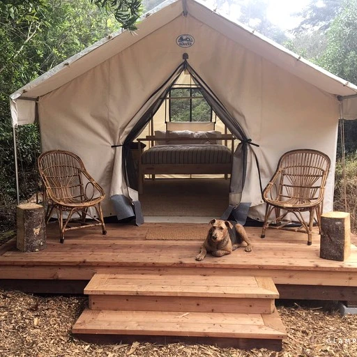 outdoor four season resort glamping safari canvas tent house hotel