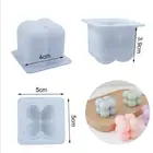 Rubik Cube Candle Silicone Mold DIY Cake Candy Soap Candle Mould By Hand Making