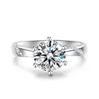 Gold Wedding Rings Jz0030 Simple Gold Plated Jewelry Couple Engagement Wedding Cubic Zirconia Rings