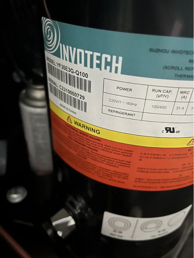 Condensing Unit, KUB500L, YF35E3G-Q100, 220V, 1PH - detail 6