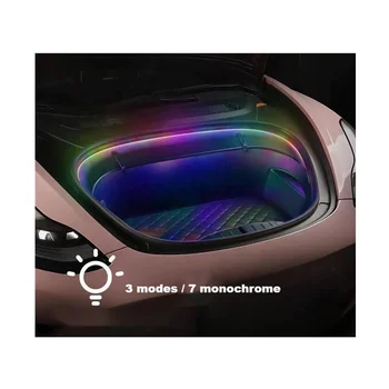 2024 Car Interior Accessories RGB LED Frunk Light Strip for Tesla Model 3 / Y