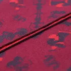 Scarf Red Scarf Winter Brushed Polyester Viscose Men Scarves Vintage Red Color Emperor Pattern Custom Luxury Scarf