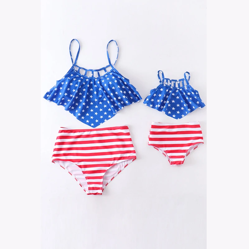 mommy and me 4th of july swimsuit