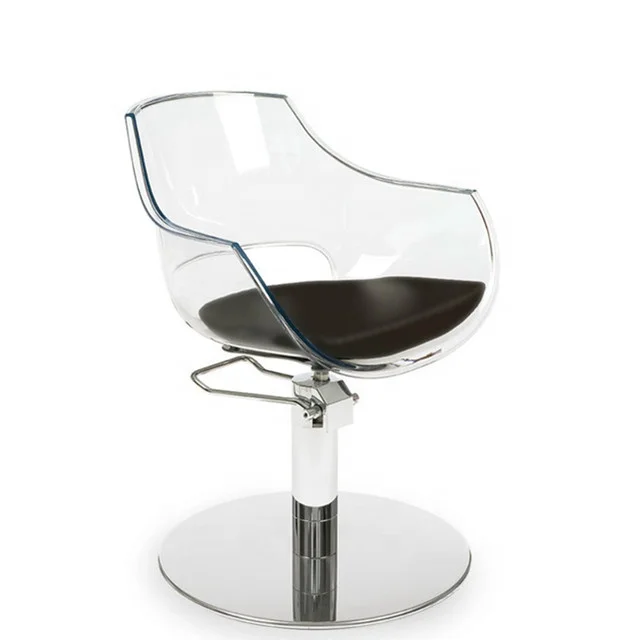 acrylic salon chair