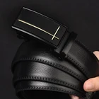 Leather Belt Automatic Buckle Fashion Luxury Leather Men Belt