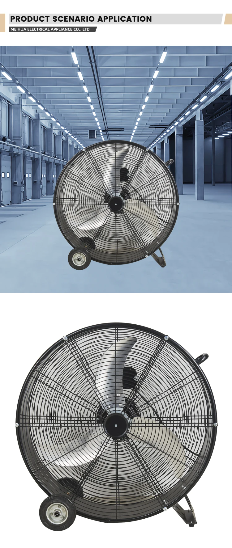 Air Circulator Fan, 24-Inch, Copper - detail 8