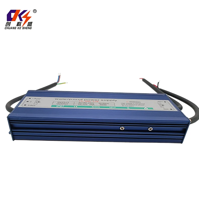 product factory direct sales aluminum shell 300w 12v 25a ip67 waterproof power supply for led lighting cctv surveillance-3