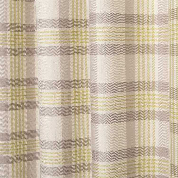 Loom jacquard plaid pattern curtain textile jacquard curtain fabrics turkey