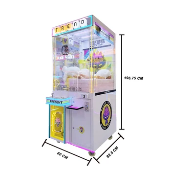 Indoor Doll Machine Park Entertainment Claw Vending Arcade Metal Game Machine Kids Coin Operated Games Crane Claw Amusement