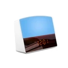 Clock Radio Alarm Light Clock HomePlus Wakeup Light Led Digital Bedside Table Alarm Clock With Radio