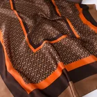 Silk Long Shawl 2021 New Women Luxury Brand Letter Print Silk Scarf Long Shawl