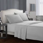 Simple Sheet Set Simple Home Textile Blue Bedding Sets Bed Sheet Plain Dyed Adult Bedding Sets