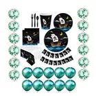 Decoration Party Disposable Decoration Pack Kit Event Tableware Set Balloon Pirate Birthday Party Supplies