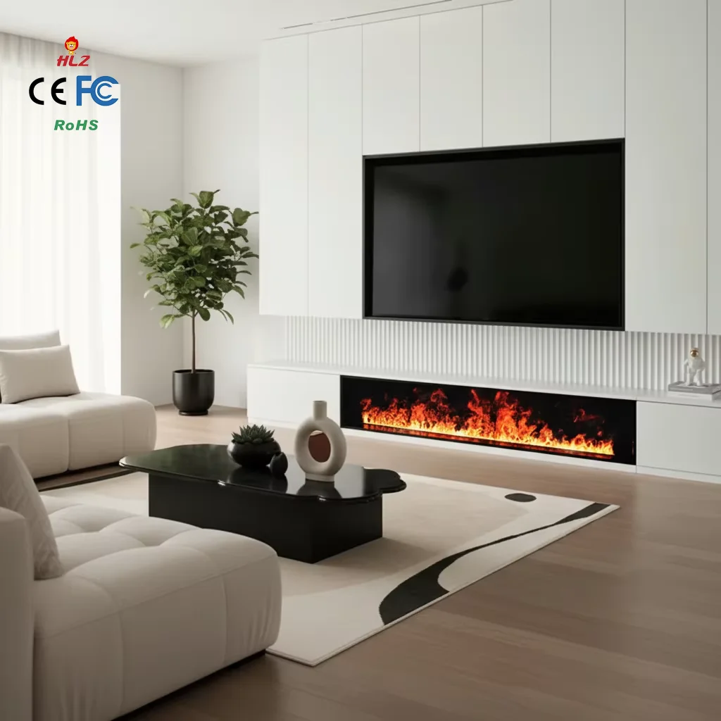 Electric Fireplace, Wall, 3D - detail 16