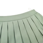 Long Skirt High Quality Fashion Design A Line Pleated Flared Lady Long Skirt For Women