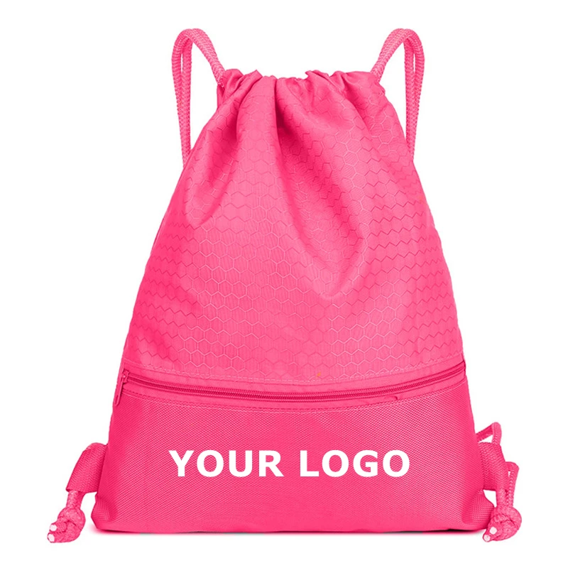 Wholesale Waterproof Oxford Backpack Colorful Custom Logo Gift Drawstring Bag