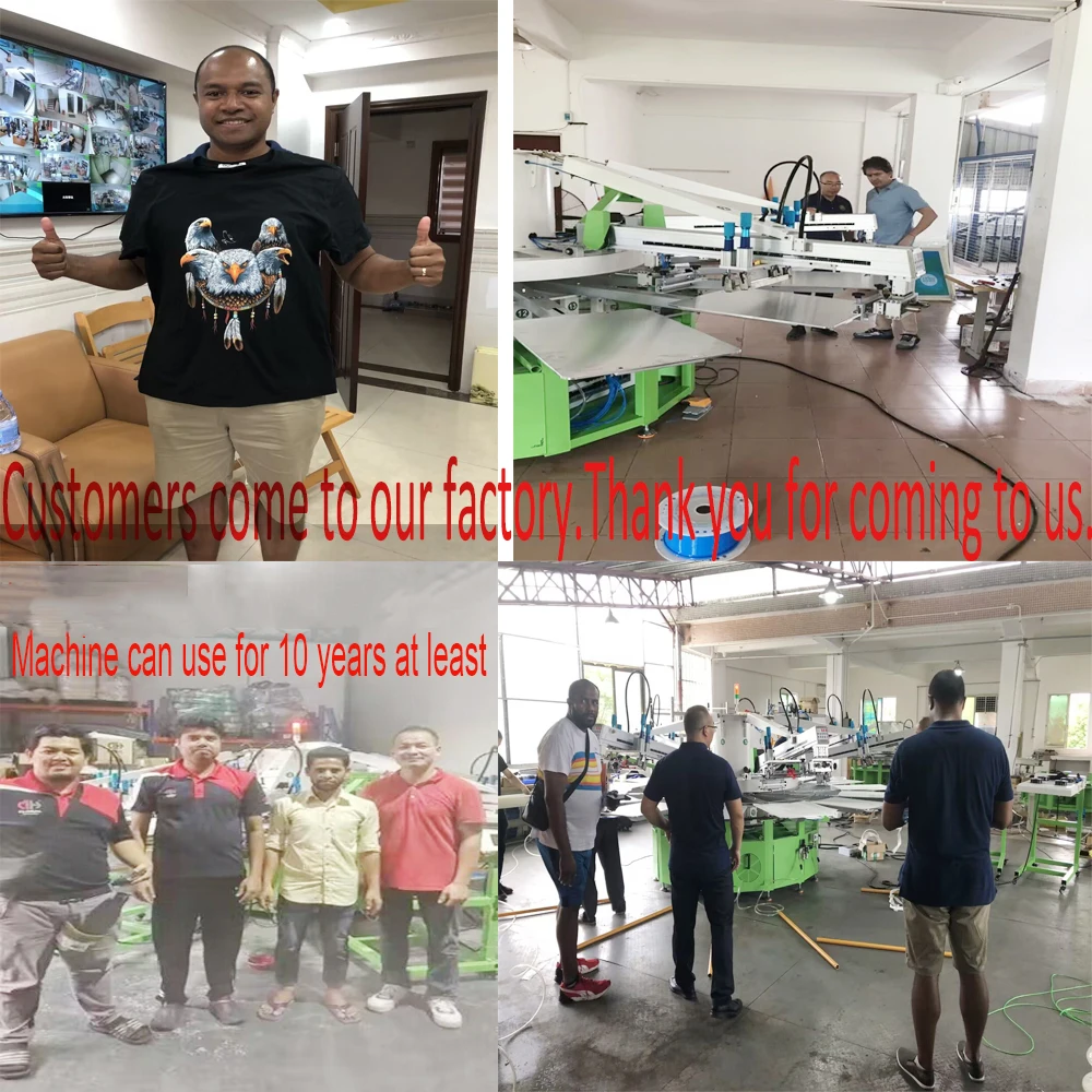 product automatic high speed 3 color 10 stations screen printing machine with everything-30