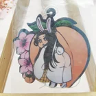 Wholesale Custom Paper Animal Different Smells Hanging Car Air Freshener With Colorful Rope