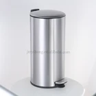 Bins Stainless Steel Style 3L/5L/12L/20L/30L Kitchen Waste Bins White Box Packing Office Household Trash Can
