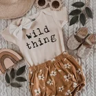 Summer Clothes Custom Print Short Sleeve T Shirt Shorts Set Baby Summer Clothes Toddler Girl's Clothing Set