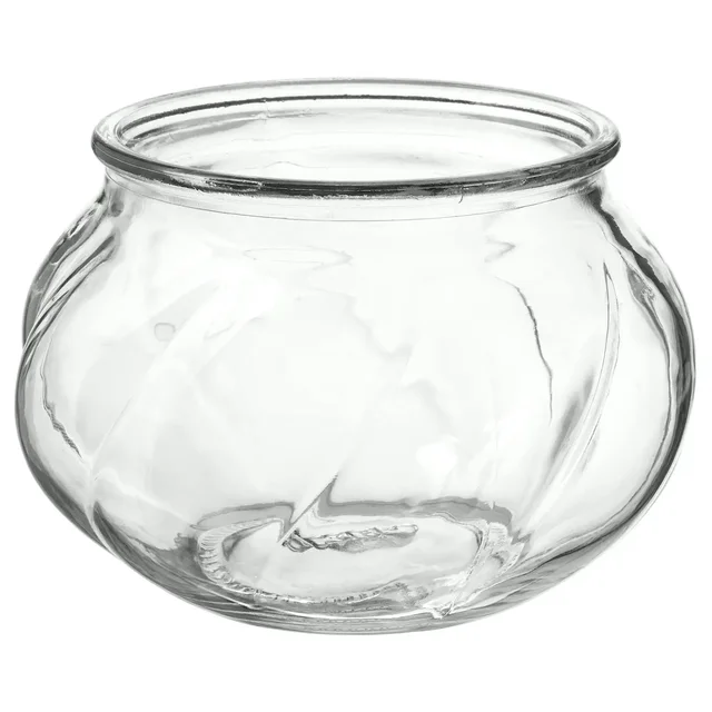 VILJESTARK clear glass 8 cm vase