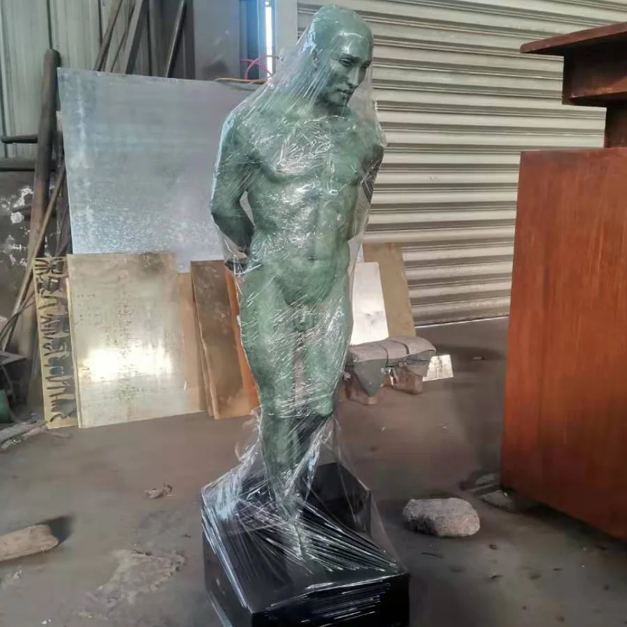 Bronze Naked Man Walking Art Sculpture Metal Nude Male Figurine Statue Buy Bronze Man
