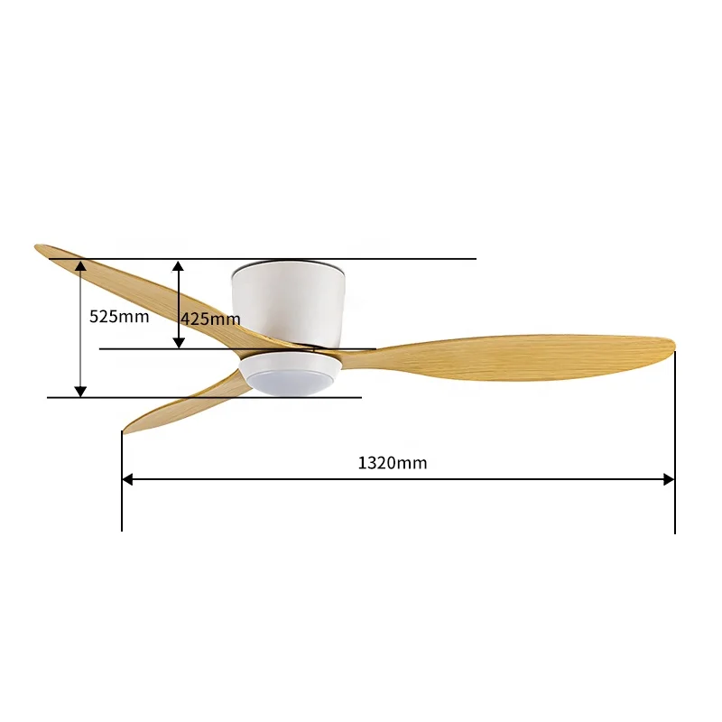 Control Led Ceiling Fan, JS-3038D - detail 4