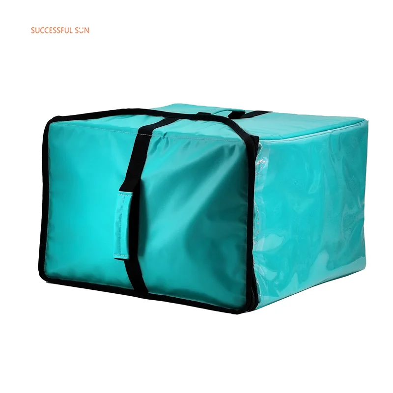 product wholesale big size thermal tarpaulin food delivery bags portable pizza delivery box cake cooler bag-8