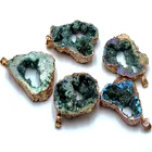 Jewelry Dazzle Irregular Natural Agate Pendant Necklace For Women DIY Crystal Stone Pendant Gmstone Jewelry